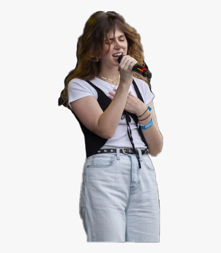 Clairo Claire Clair Balck White Freetoedit - Singing, HD Png Download, Free Download