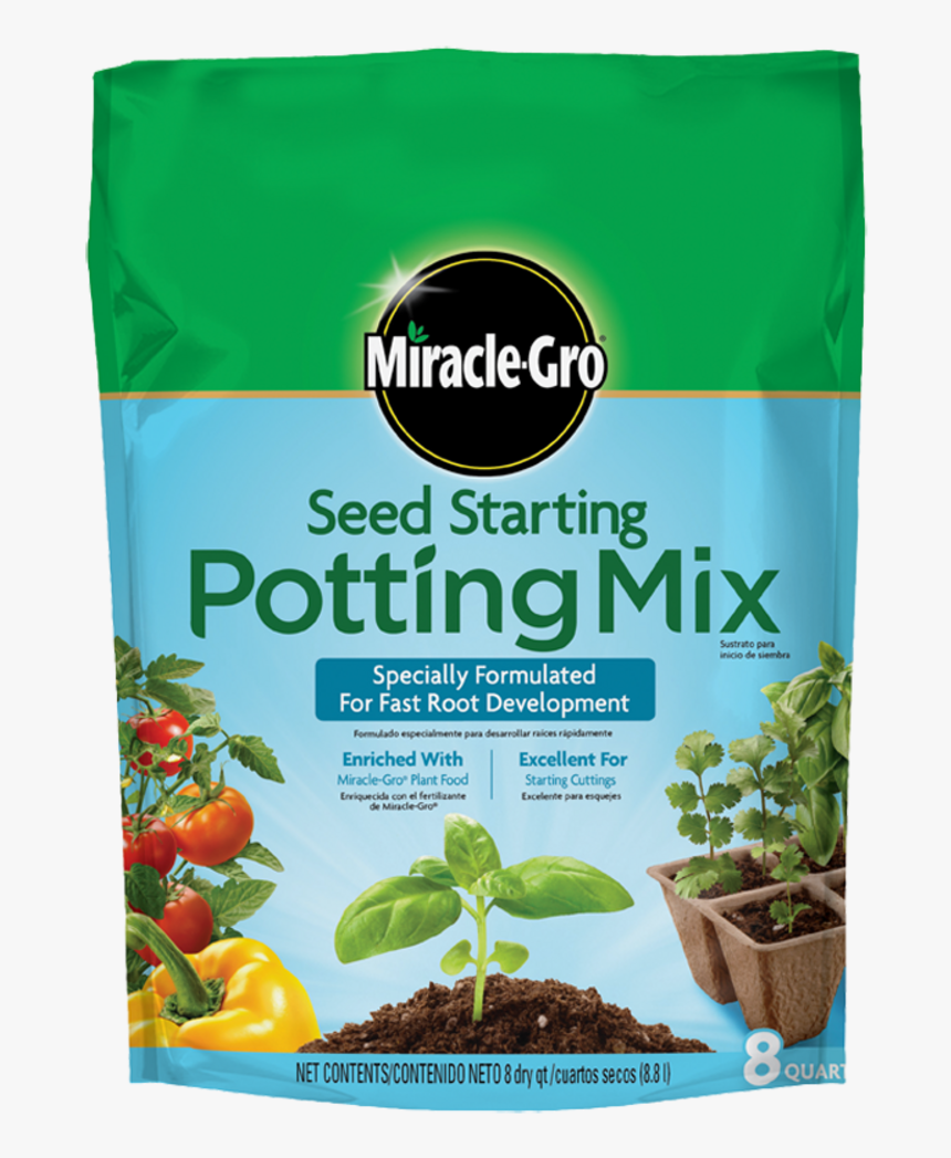 Miracle Gro Seed Starting Potting Mix, HD Png Download, Free Download