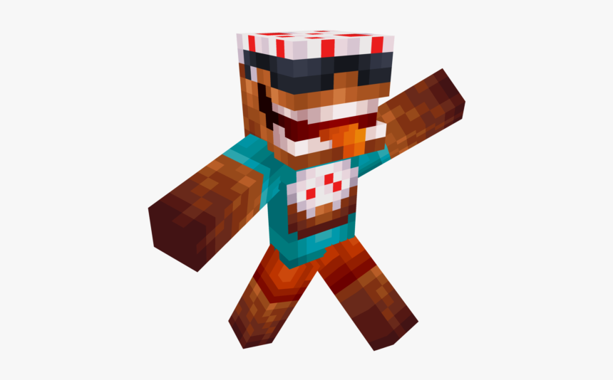 Minecraft Skin Cool Cake, HD Png Download, Free Download
