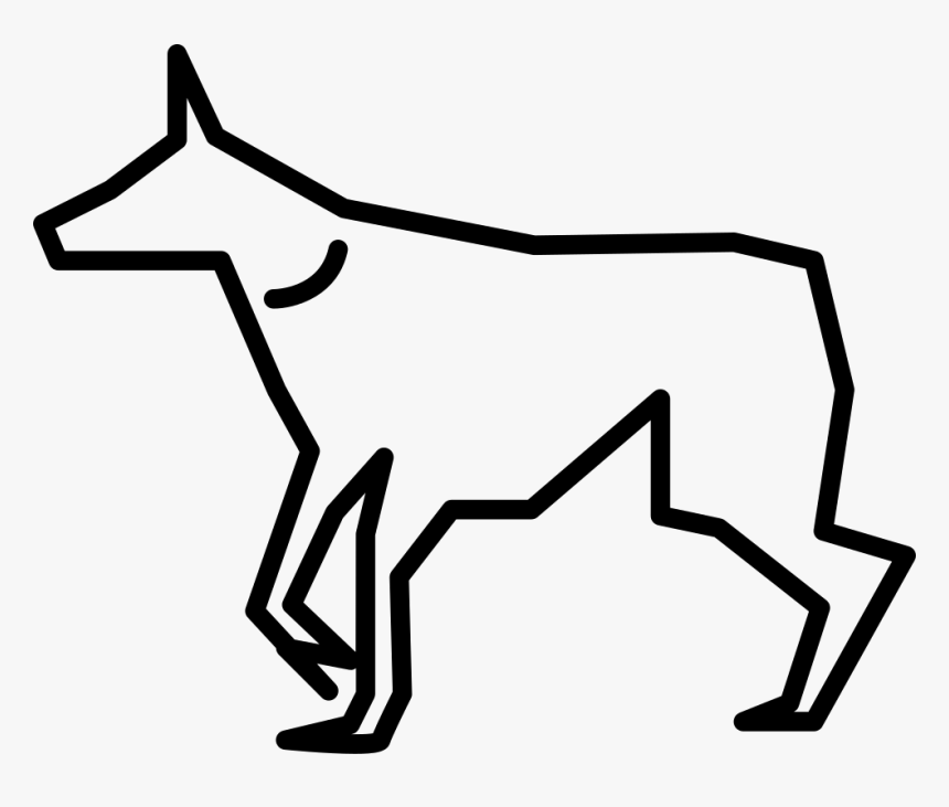 Dog Outline - Esquema De Un Perro, HD Png Download, Free Download