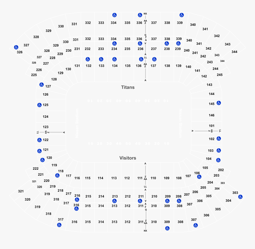 Eric Church Nissan Stadium Seating Chart, HD Png Download, Free Download