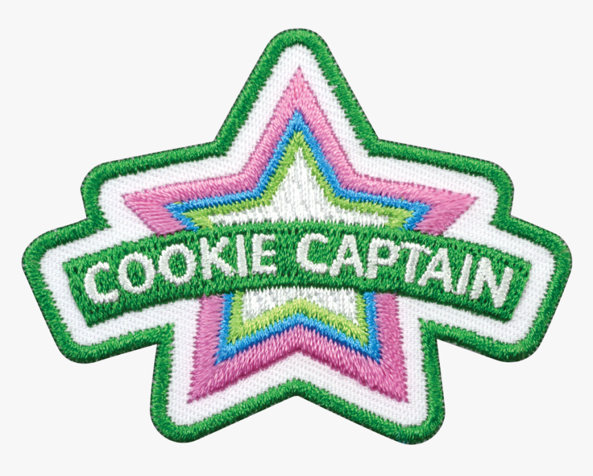 Transparent Cookie Clip Art - Girl Scout Cookie Captain Patch, HD Png Download, Free Download