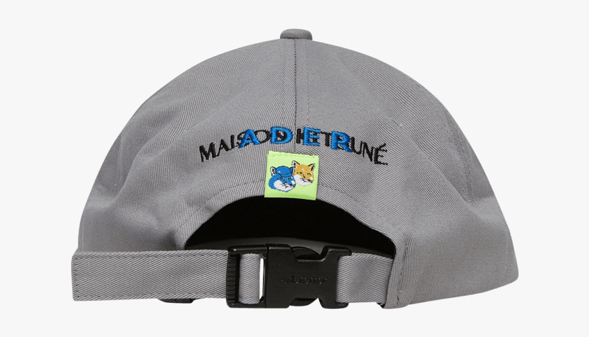 ader error x maison kitsune a kitsune hat cap grey dome hd png download kindpng ader error x maison kitsune a kitsune