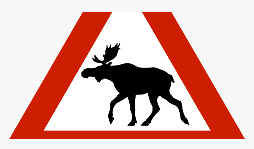 Norway Moose Sign - Moose Sign, HD Png Download, Free Download