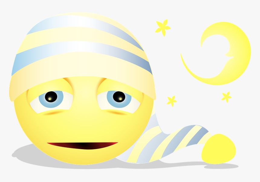 Graphic, Sleepy Smiley, Tired, Bedtime, Goodnight - Sleep, HD Png Download, Free Download