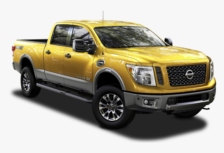 Nissan Titan Xd Golden Color Car Png Image - Nissan Titan Xd 2011, Transparent Png, Free Download