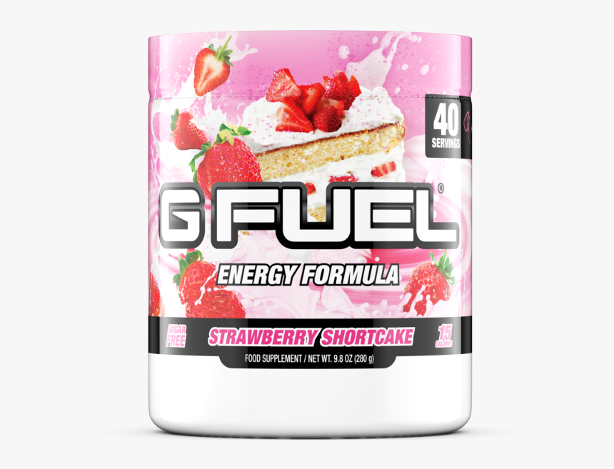 G Fuel Strawberry Shortcake Tub - Gfuel Strawberry Shortcake, HD Png Download, Free Download