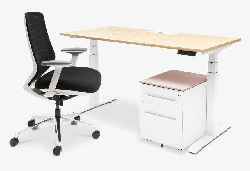 Bureau Standing Package - Office Furniture, HD Png Download, Free Download