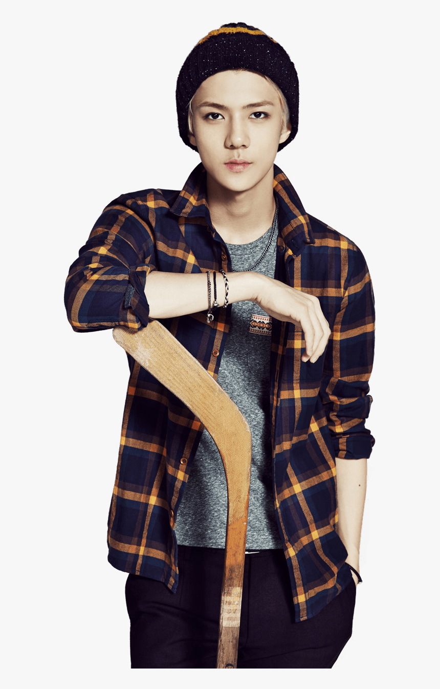 Exo Sehun Holding Hockey Stick - Sehun Exo 2014, HD Png Download, Free Download