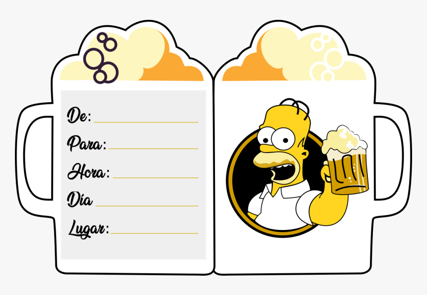 Cartoon , Png Download - Homero Simpson Png Cerveza, Transparent Png, Free Download