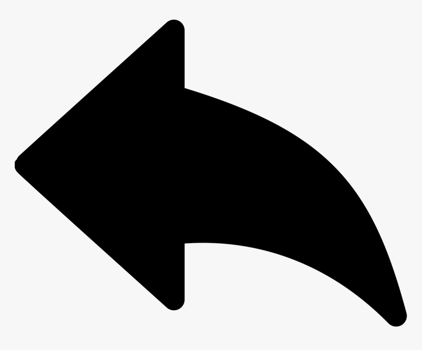 Back Left Curved Arrow, HD Png Download, Free Download