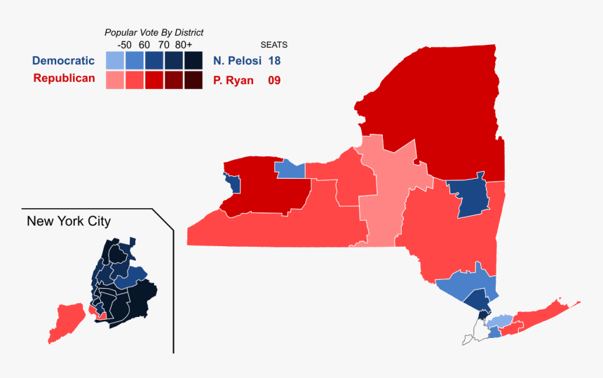New York Election Results 2018, HD Png Download - kindpng
