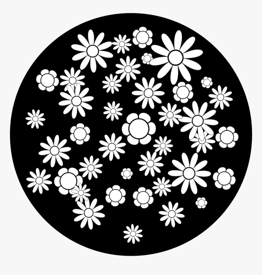 Apollo Design Sr 6175 Abundant Flowers B W Superresolution Star Circle Logo Design Hd Png Download Kindpng