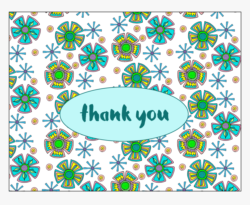 Thank You Card - Circle, HD Png Download, Free Download