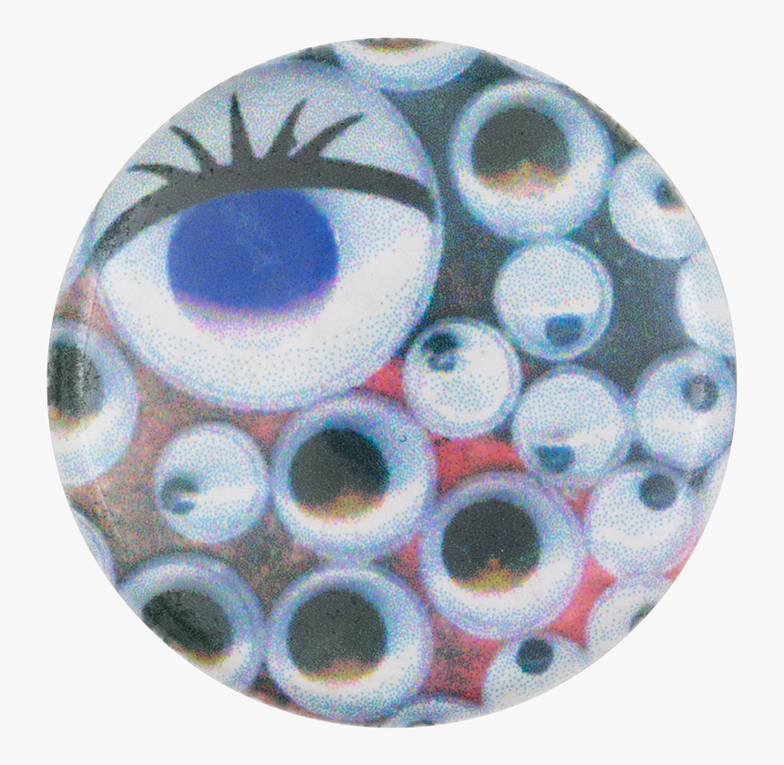 Googley Eyes Art Button Museum - Circle, HD Png Download, Free Download