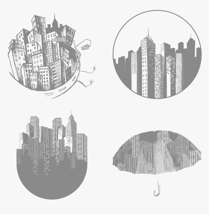 Collection Of High - Clipart Cityscape Picsart, HD Png Download, Free Download