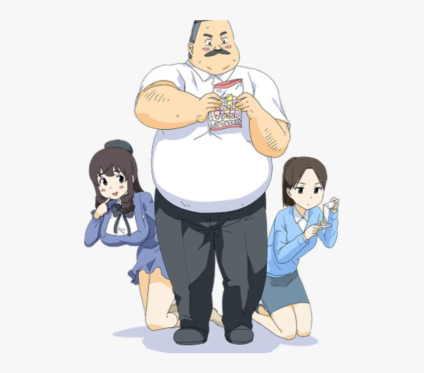 Transparent Anime Guy Png - Ojisan To Marshmallow Hige, Png Download, Free Download