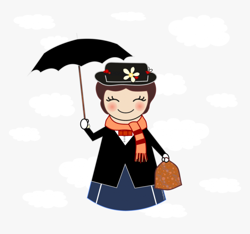 Mary Poppins Illustration Cartoon Drawing - Cartoon Mary Poppins Characters, HD Png Download, Free Download