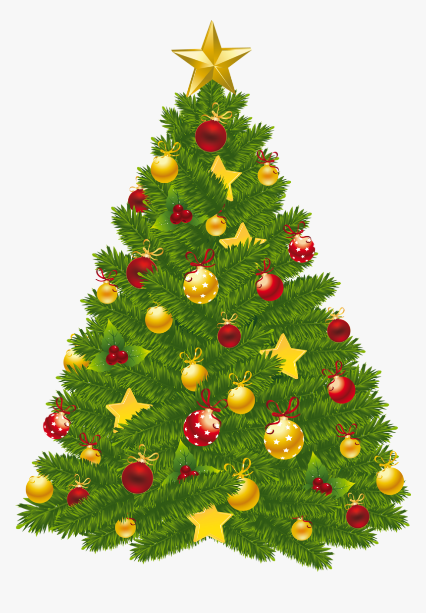 Christmas Tree Clipart With Transparent Background, HD Png Download, Free Download