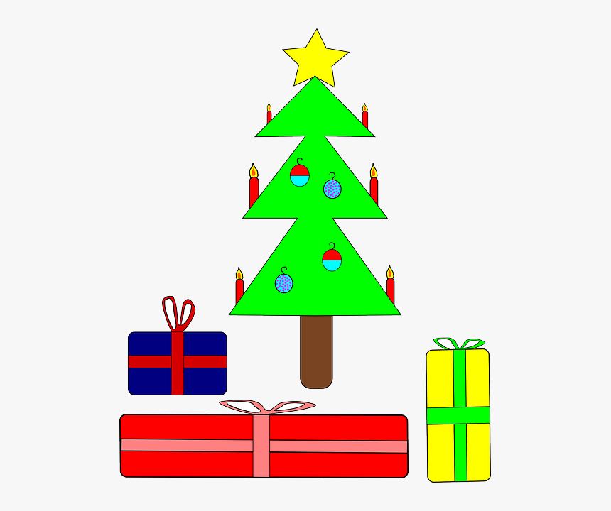 Presents Tree, Recreation, Christmas, Holiday, Presents - Christmas Tree Clip Art, HD Png Download, Free Download