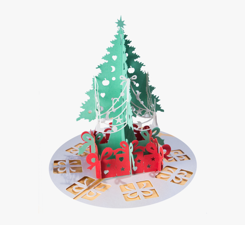 Christmas Tree With Presents - Christmas Tree, HD Png Download, Free Download