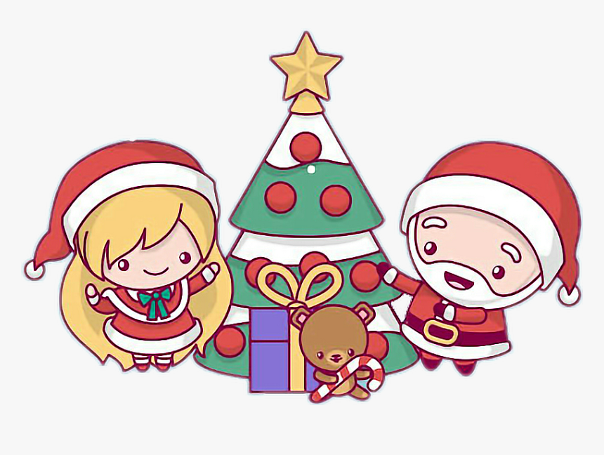 Animated Merry Christmas Cute, HD Png Download - kindpng