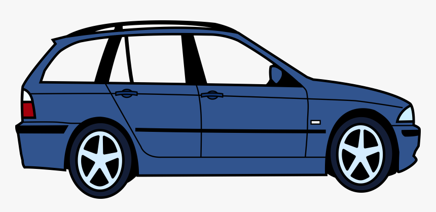 Bmw Touring Clip Arts - Car Side View Clipart, HD Png Download, Free Download
