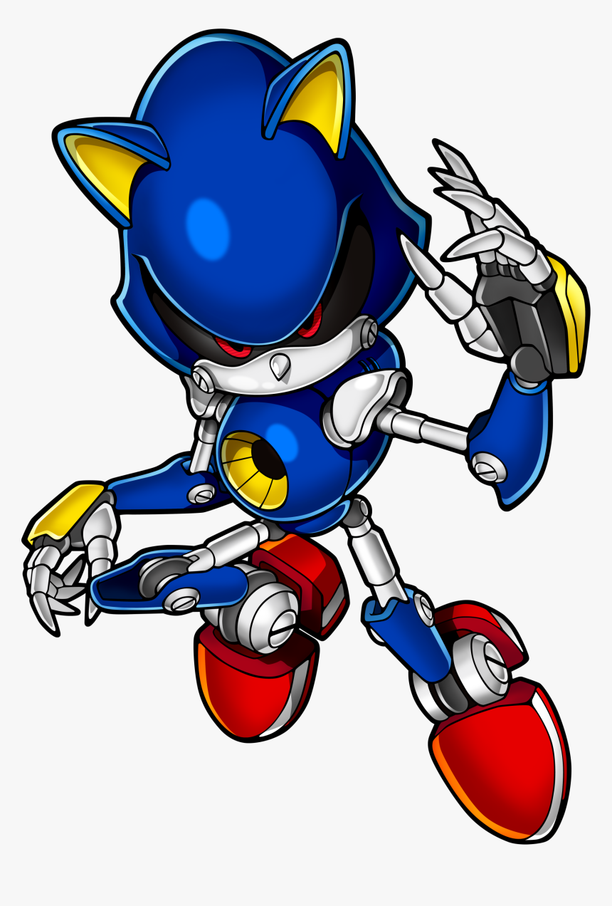 Eggman And Eggman Nega - Metal Sonic, HD Png Download, Free Download