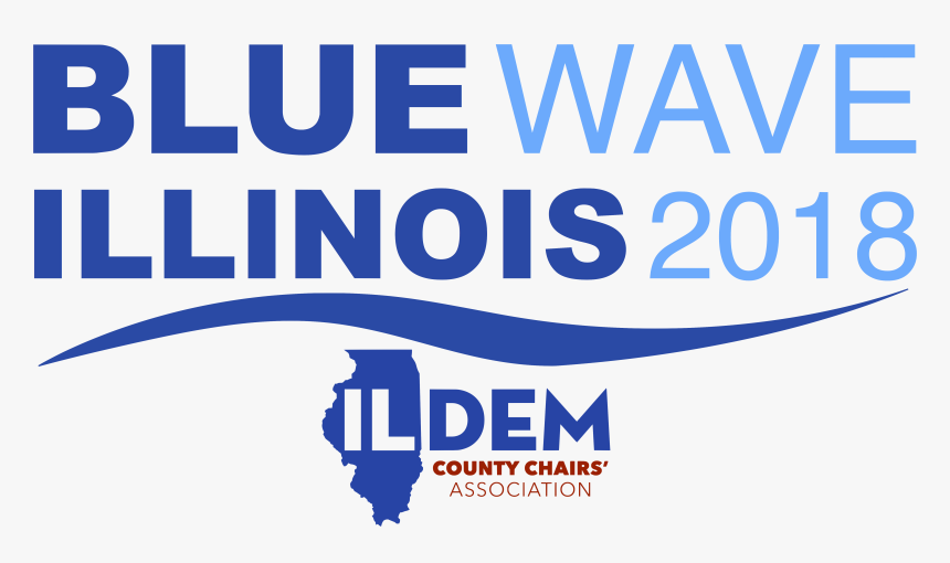 Blue Wave Illinois , Png Download - Blue Wave Illinois 2018, Transparent Png, Free Download