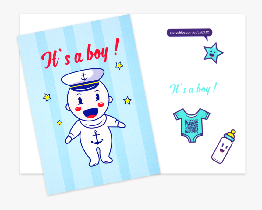 Transparent It"s A Boy Png - Cartoon, Png Download, Free Download