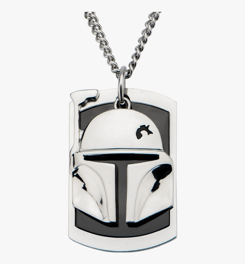 Star Wars Necklace Dog Tag Boba Fett , Png Download - Dog Tag, Transparent Png, Free Download