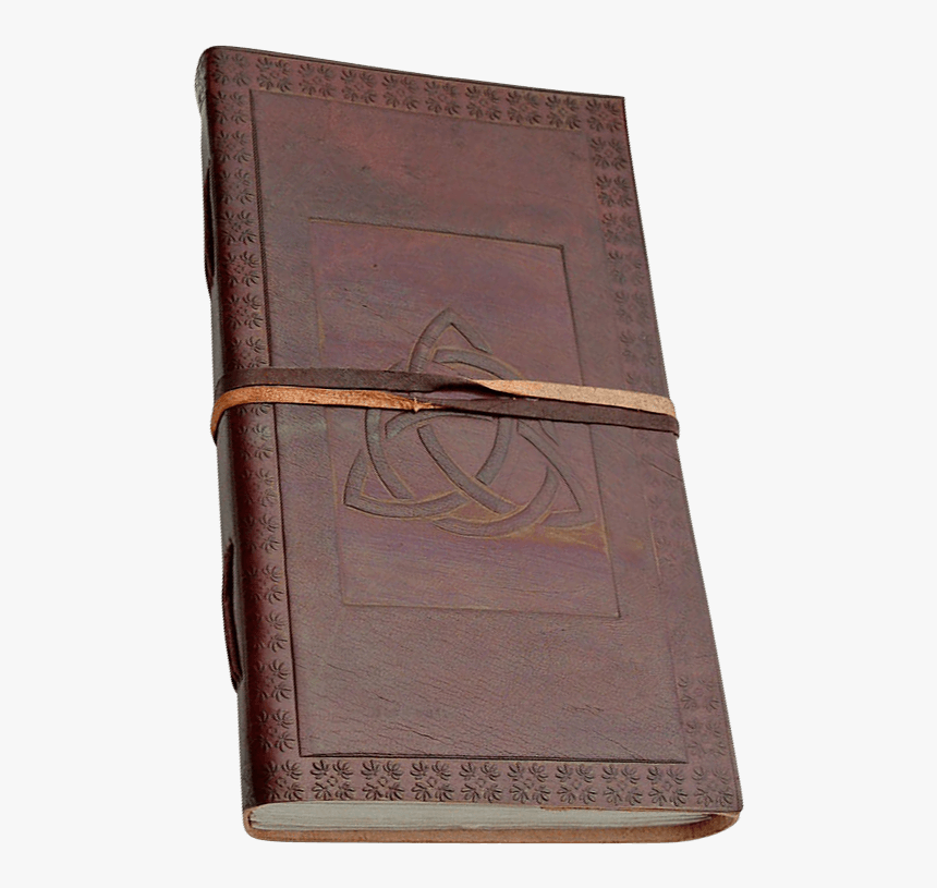 Celtic Triquetra Leather Journal With String - Wallet, HD Png Download, Free Download