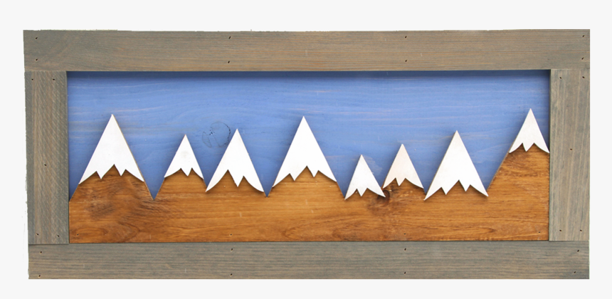 Wooden Mountain Wall Art, HD Png Download, Free Download