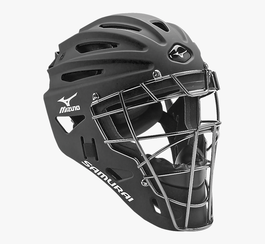 Mizuno Samurai Catcher"s Helmet - Baseball Catcher Helmet, HD Png Download, Free Download