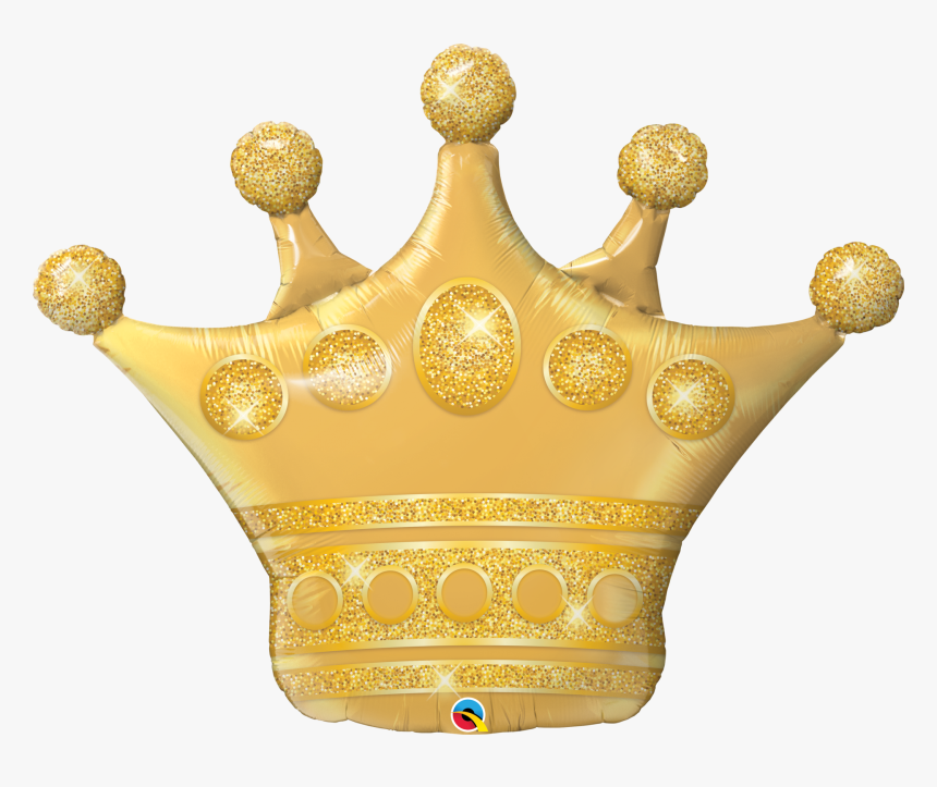 41 - Gold Crown Mylar Balloon, HD Png Download, Free Download