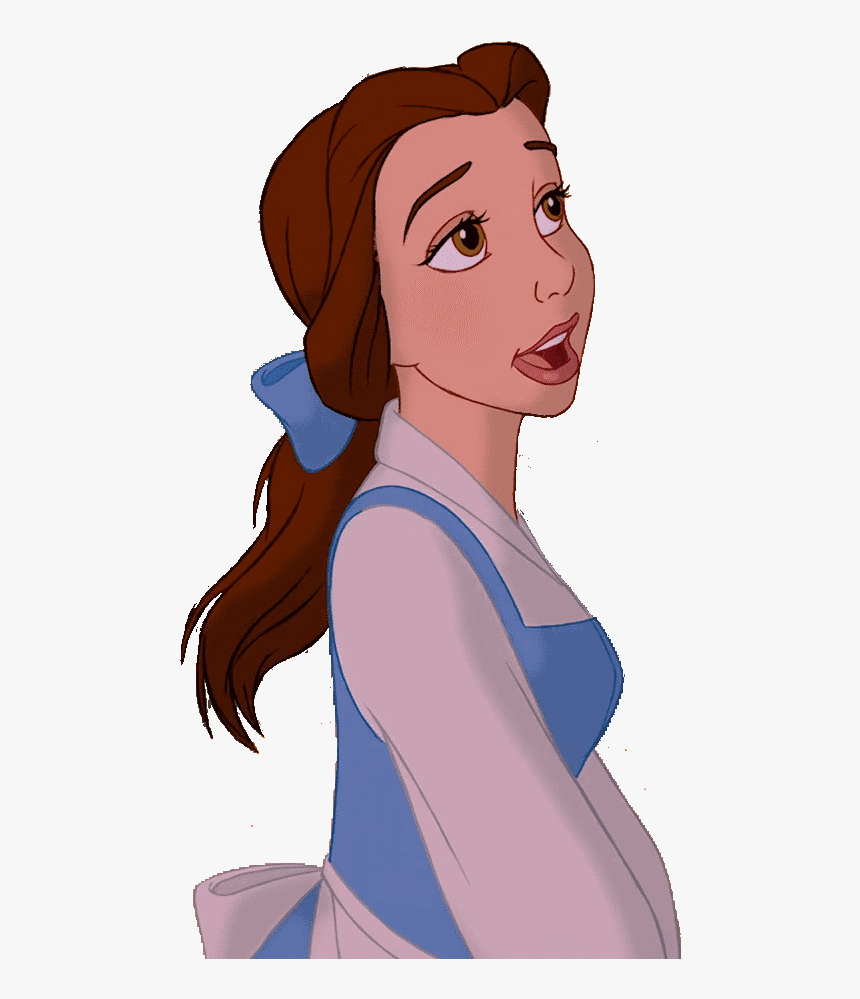 Belle Beauty And The Beast Cartoon, HD Png Download - kindpng