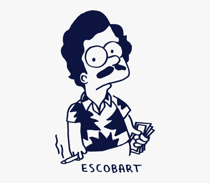 Bart Simpson Pablo Escobar, HD Png Download, Free Download