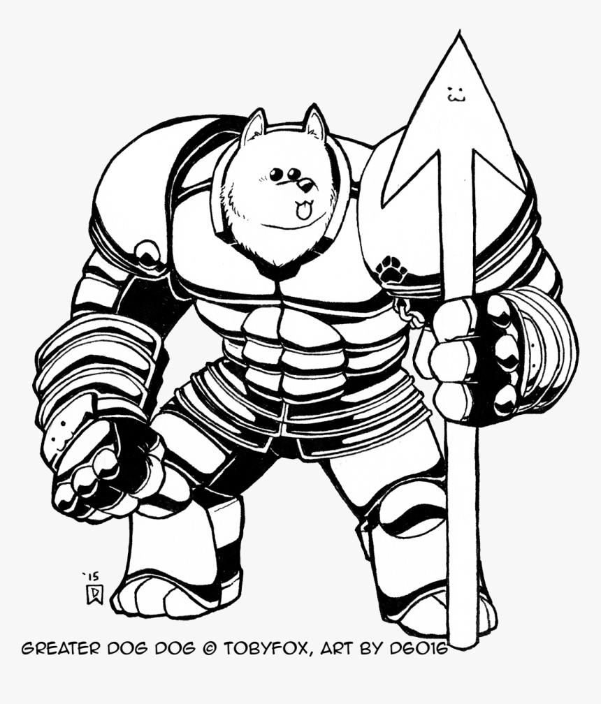 Undertale Greater Dog Png - Undertale Coloring Pages, Transparent Png, Free Download