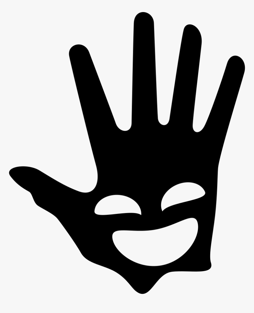 Smiling Face On A Hand Palm - Portable Network Graphics, HD Png Download, Free Download