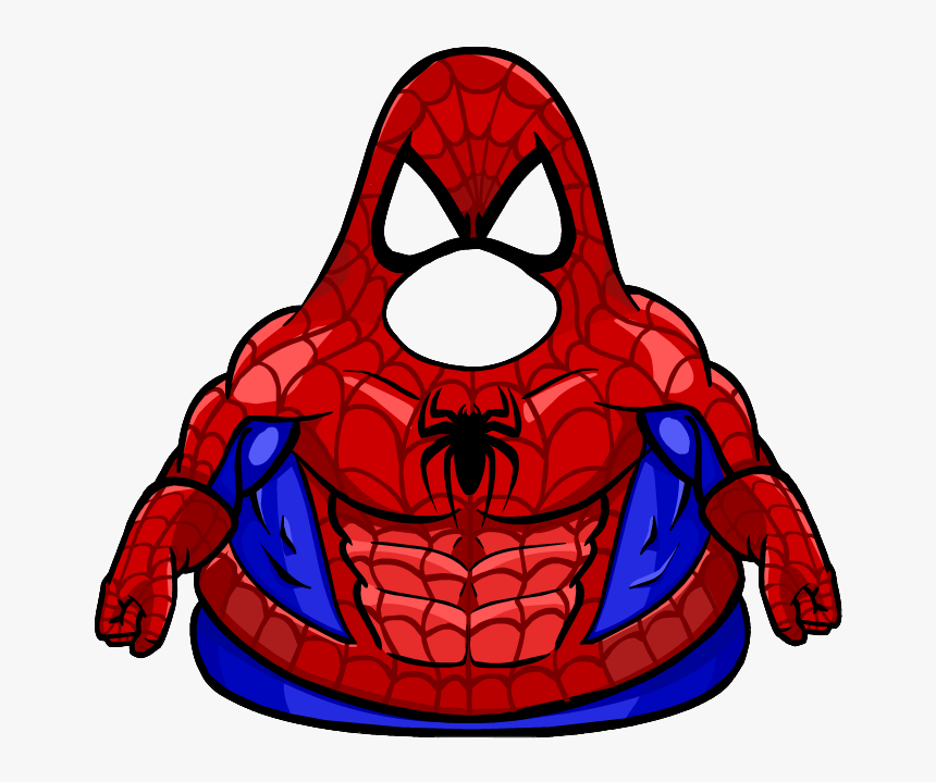 Official Club Penguin Online Wiki - Spiderman Suit Club Penguin, HD Png Download, Free Download