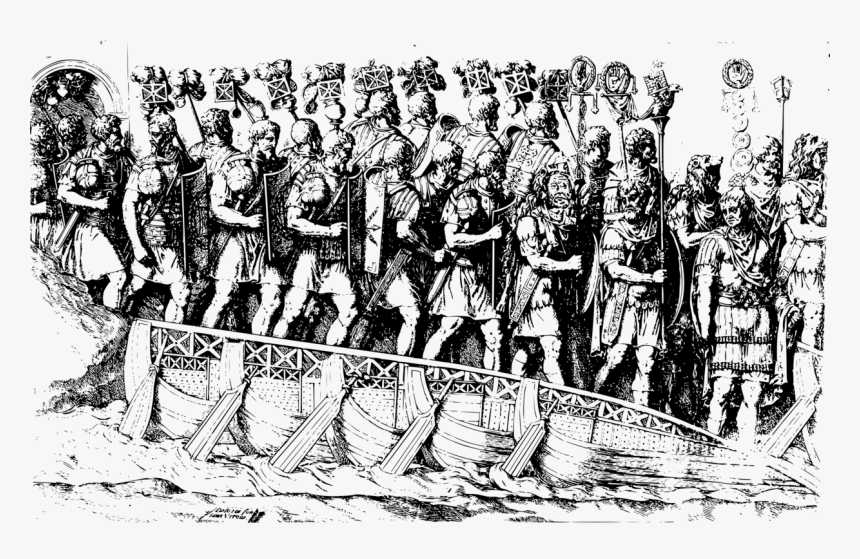 Human Behavior,recreation,crew - Roman Soldiers Marching Clipart, HD Png Download, Free Download