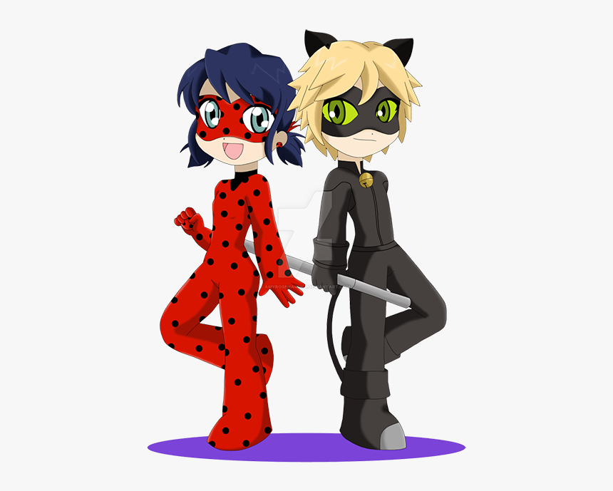 Miraculous Ladybug And Cat Noir Adventures Story - Miraculous Ladybug Cat Noir Png, Transparent Png, Free Download