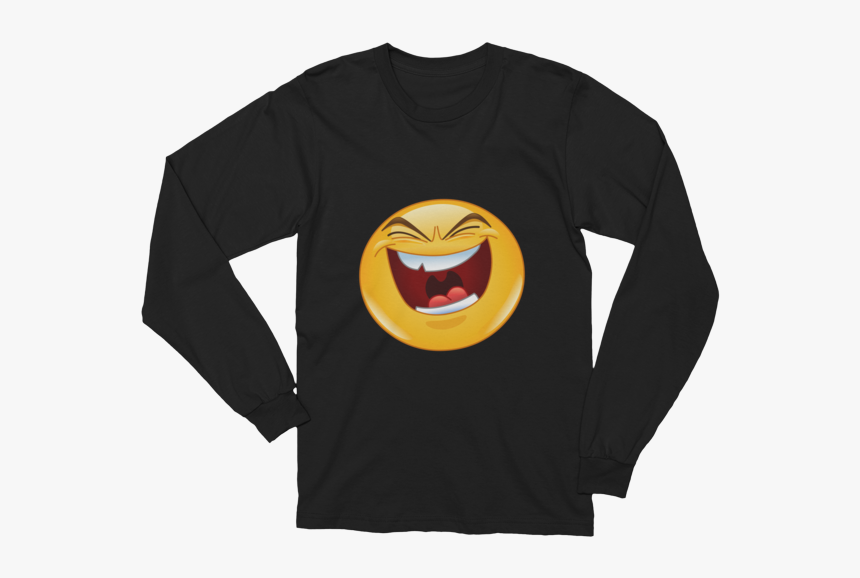 Unisex Evil Laugh Emoji Long Sleeve T-shirt - T Shirt For 80 Year Old, HD Png Download, Free Download