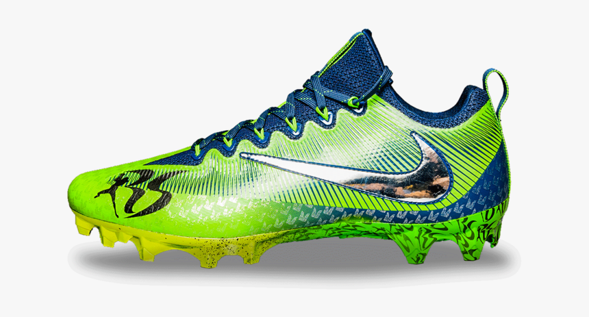 Courtesy Seahawks - Com - Seahawks Custom Cleats, HD Png Download, Free Download