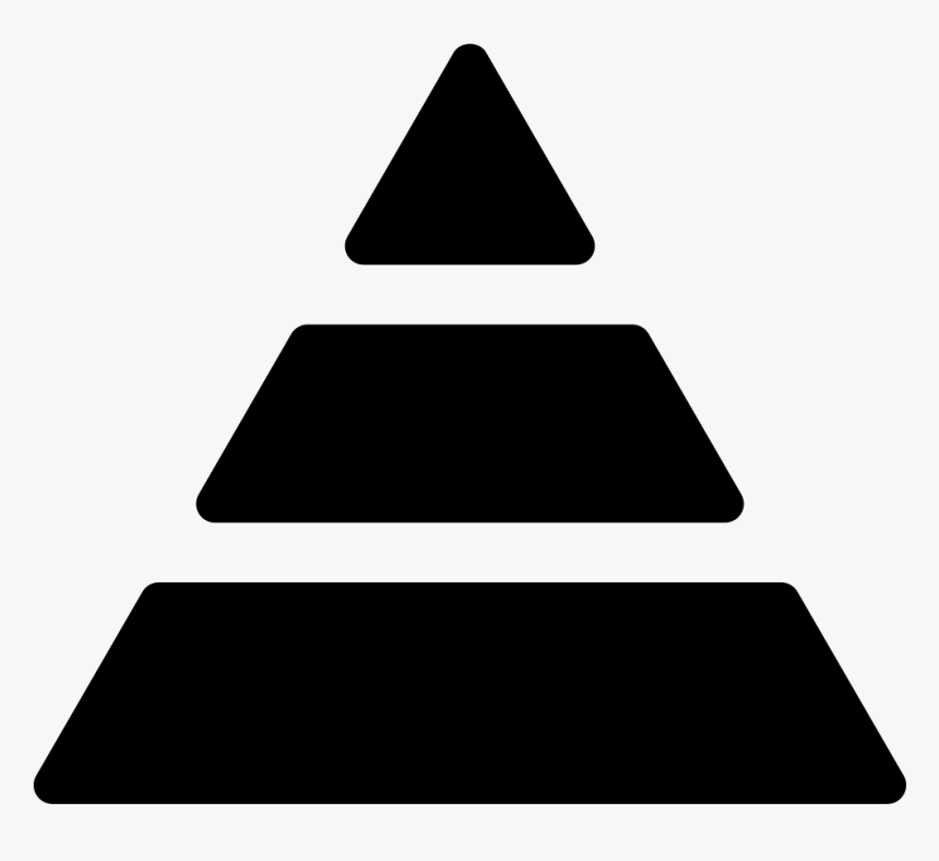 Three-tier Pyramid - Pyramid Icon Png, Transparent Png, Free Download