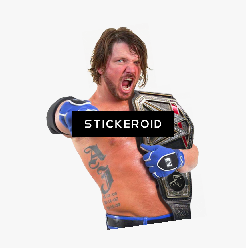 Wwe Aj Styles Png - Tattoo, Transparent Png, Free Download