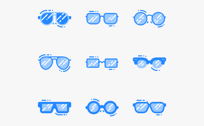 Eyeglasses - Sunglasses Blue Png Vector, Transparent Png, Free Download