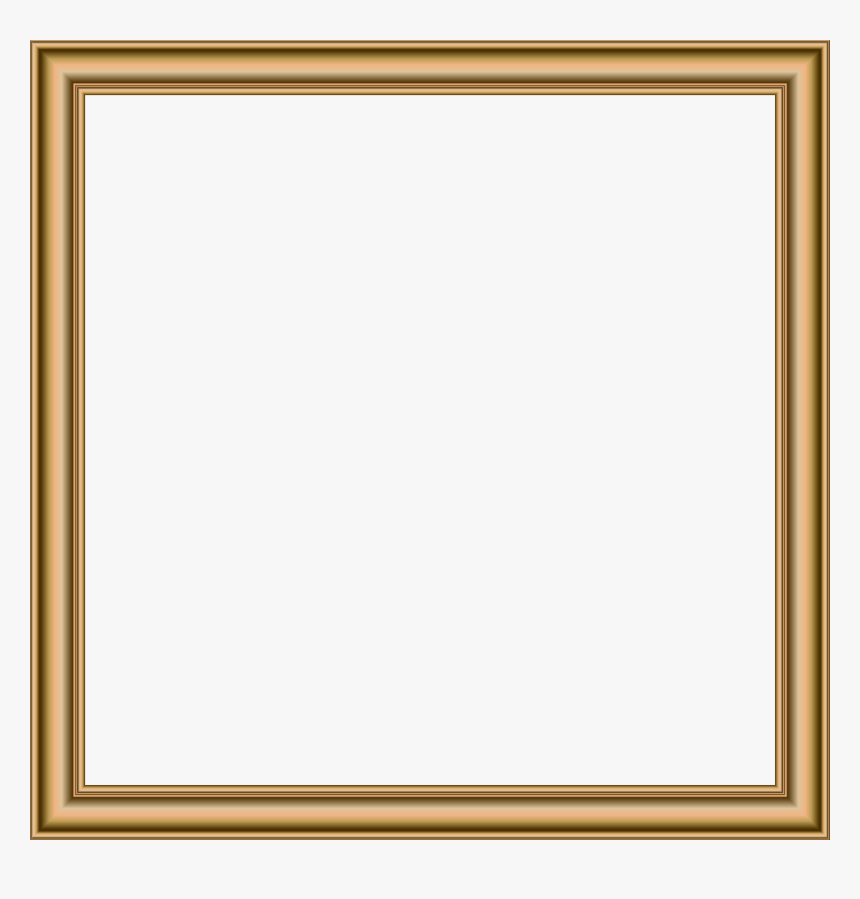 Gold Border Frame Transparent Png Image - Picture Frame, Png Download, Free Download