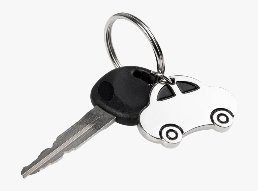 Car Rental Keychain Transponder Car Key - Car With Key Png, Transparent Png, Free Download