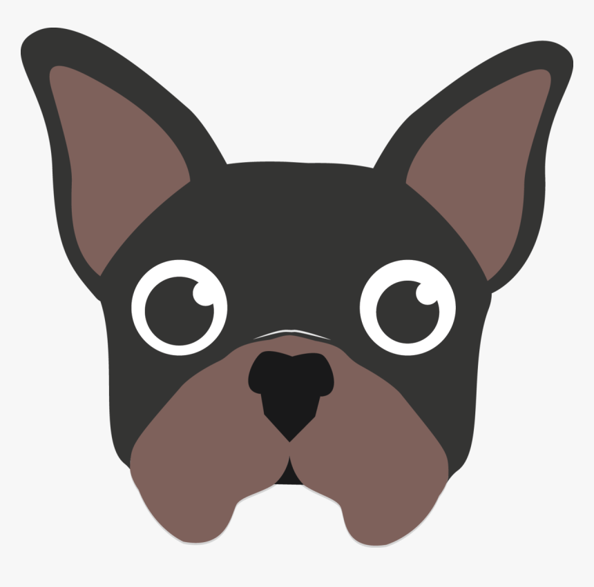 Bulldog Transparent French , Transparent Cartoons - Cartoon French Bulldog Transparent, HD Png Download, Free Download